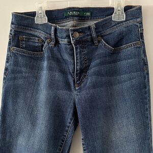 Ralph Lauren Straight-Leg Women’s Jeans in Dark Blue Denim